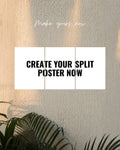 Custom 3-Split Poster