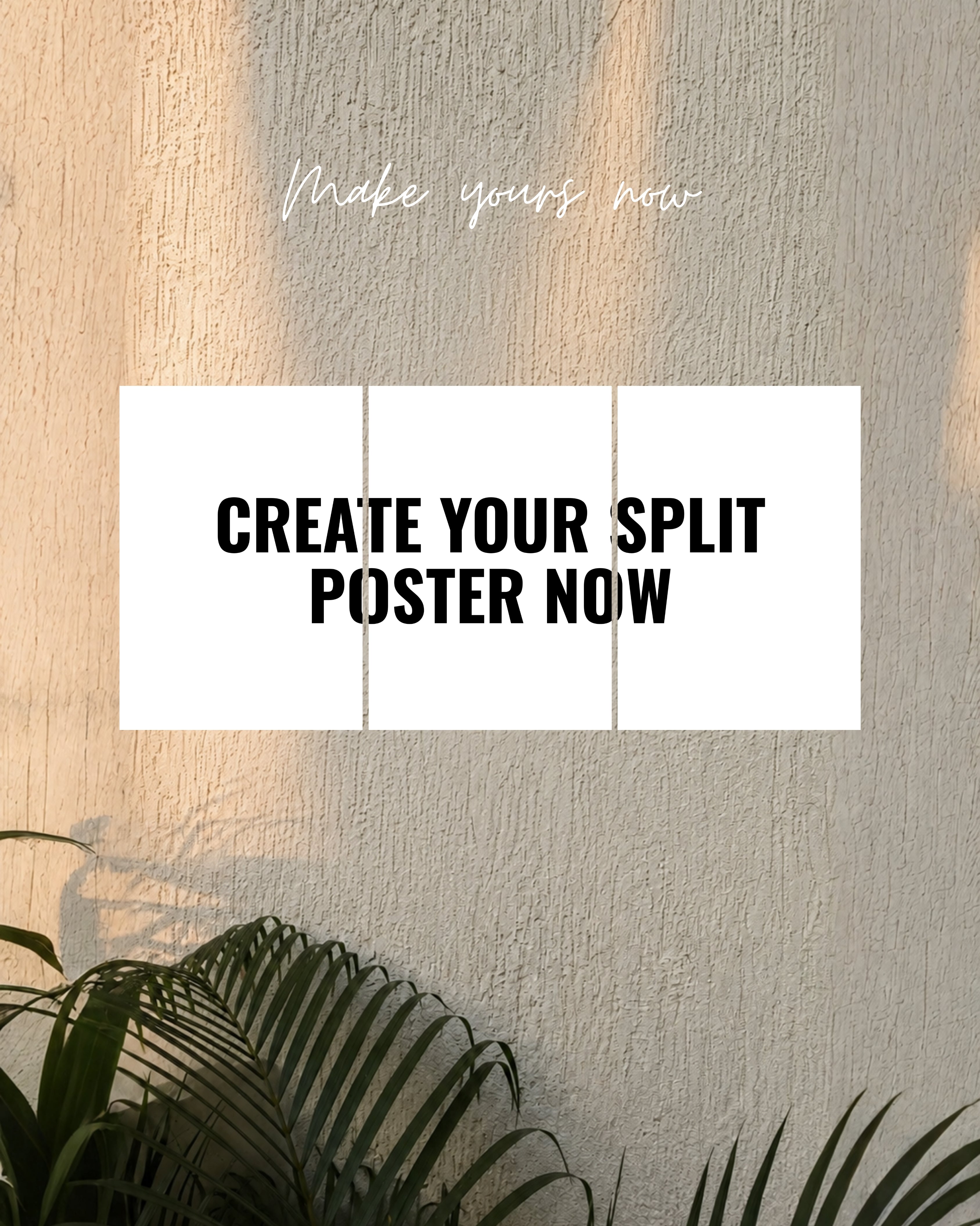 Custom 3-Split Poster