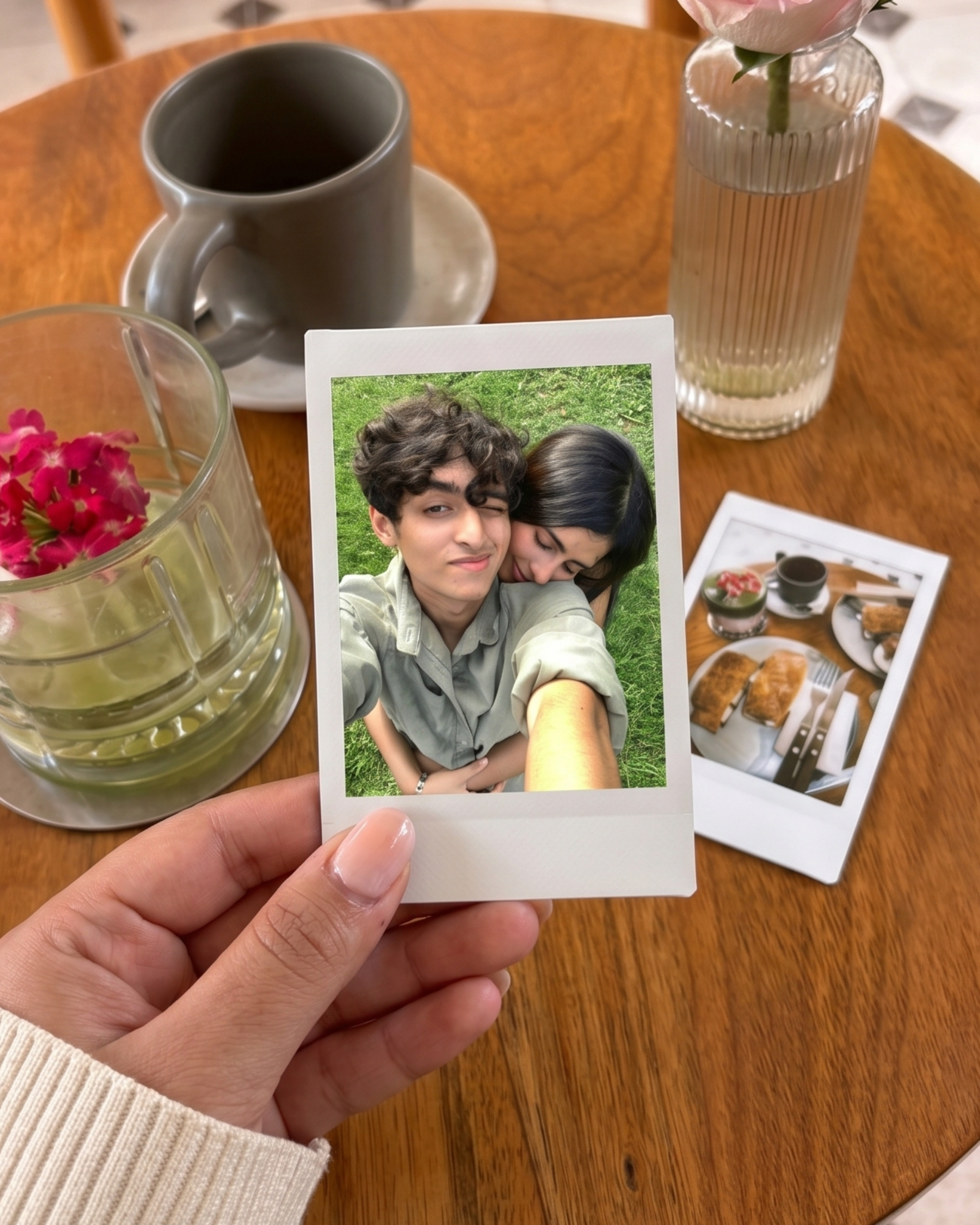4 Customized Large Polaroids (9 x 14 Cm)