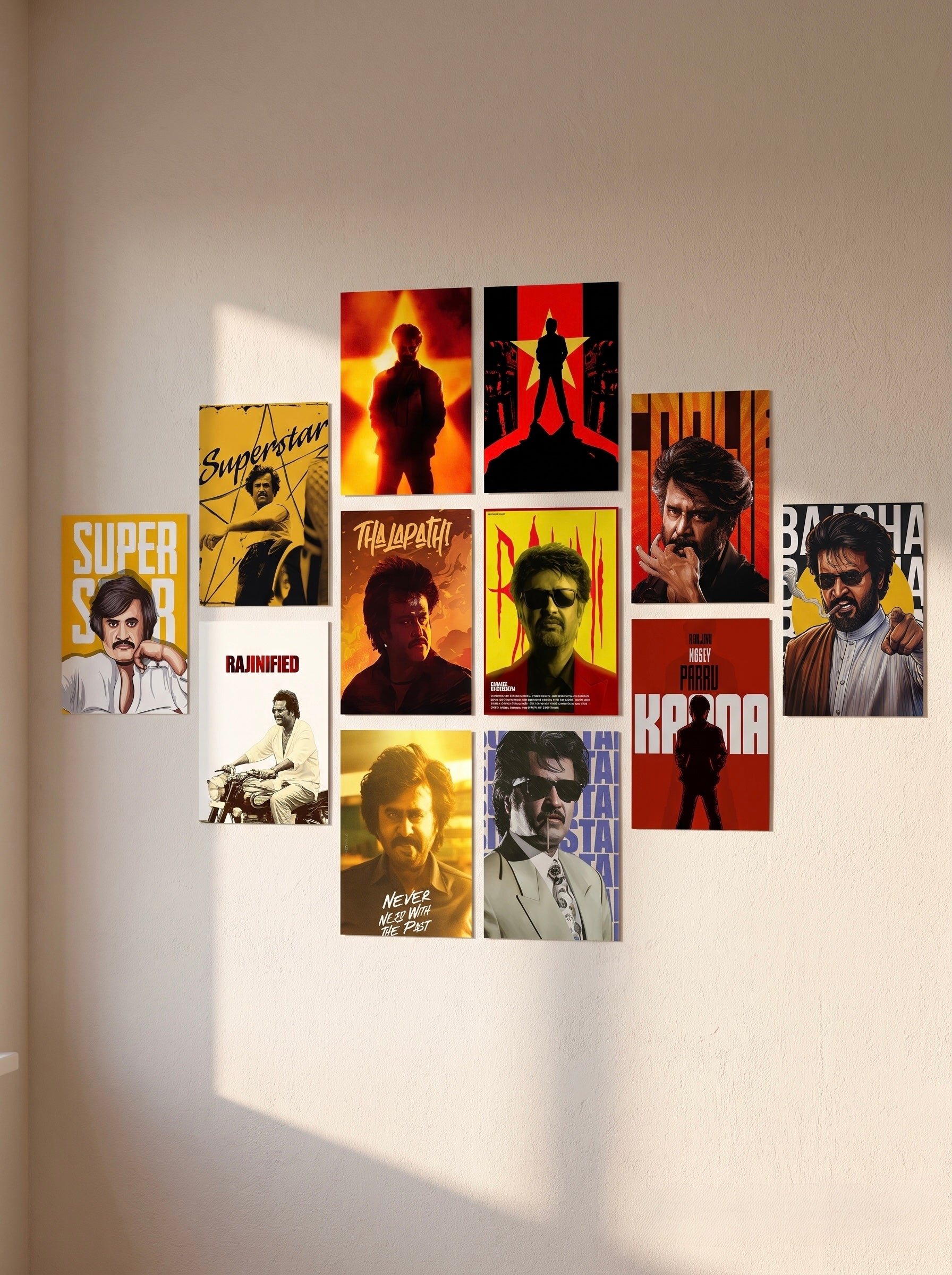 Rajinikanth Poster Set of 12